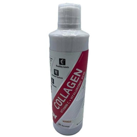 Kolagen Typu 1 + 3 Dorian Yates Liquid Collagen + Vitamin C + Hyaluronic acid Mango 500 ml - Sklep Witaminki.pl