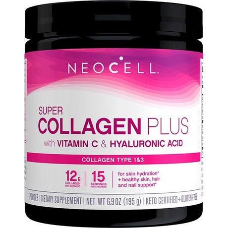 Kolagen Typu 1 + 3 NeoCell Super Collagen Plus with Vitamin C & Hyaluronic Acid 195 g - Sklep Witaminki.pl