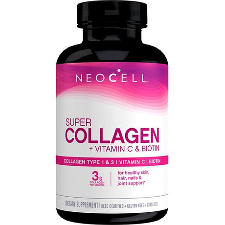 Kolagen Typu 1 + 3 NeoCell Super Collagen + Vitamin C & Biotin 180 tabs - Sklep Witaminki.pl