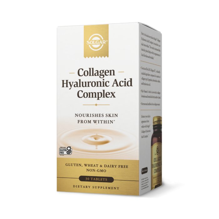 Kolagen Typu 2 Solgar Collagen Hyaluronic Acid Complex 30 tabs - Sklep Witaminki.pl