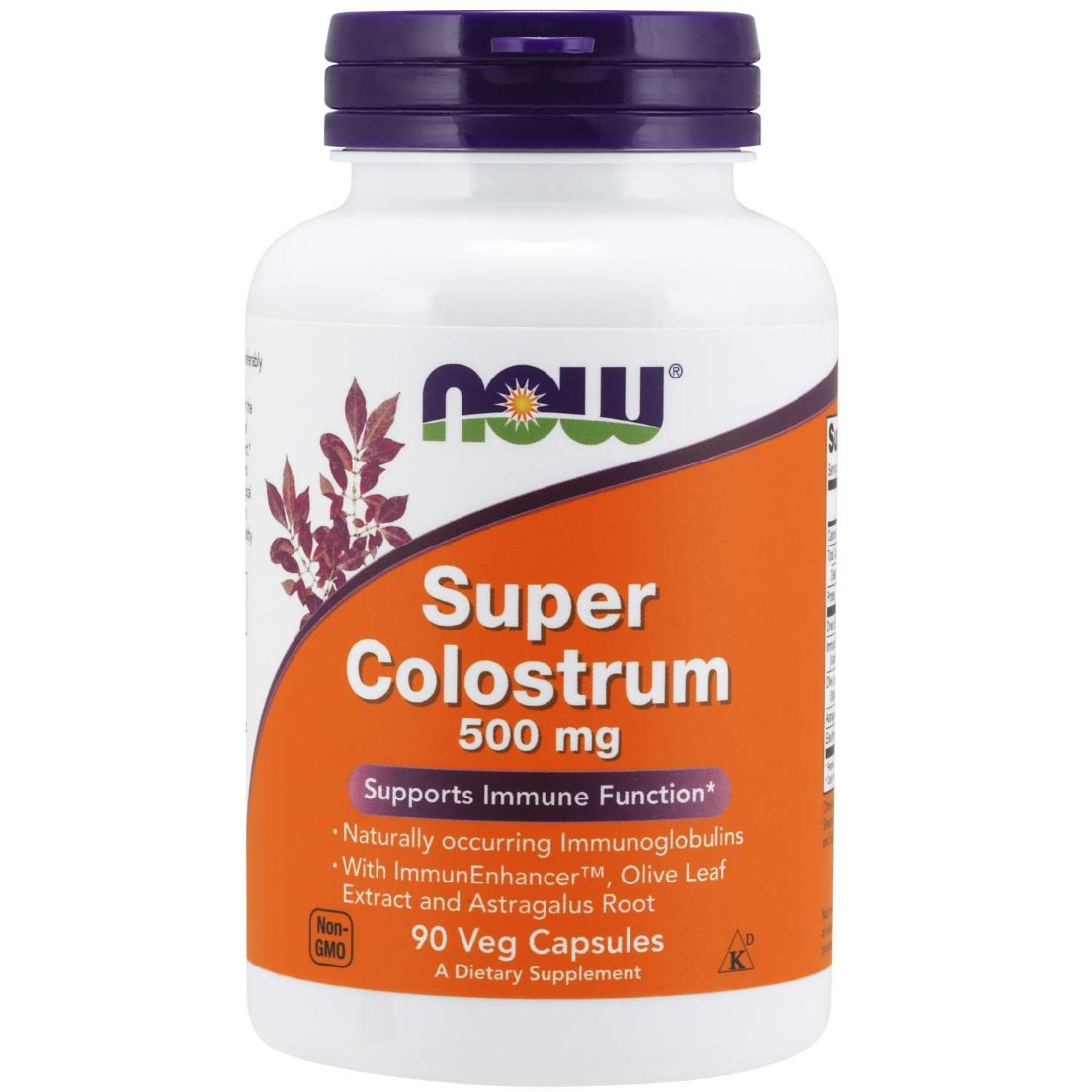 Kolostrum NOW Foods Super Colostrum 500 mg 90 vcaps - Sklep Witaminki.pl
