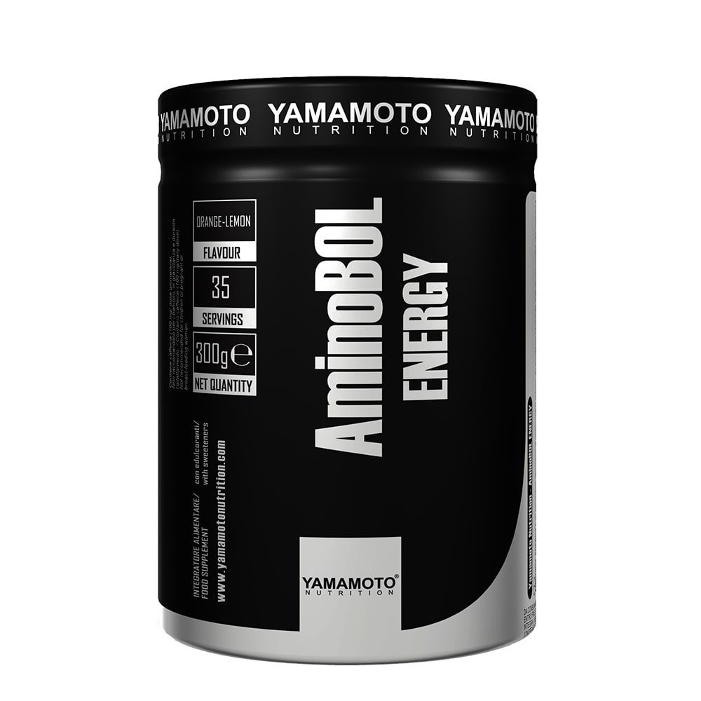 Kompleks Aminokwasów Yamamoto Nutrition AminoBol Energy Orange-Lemon 300 g - Sklep Witaminki.pl