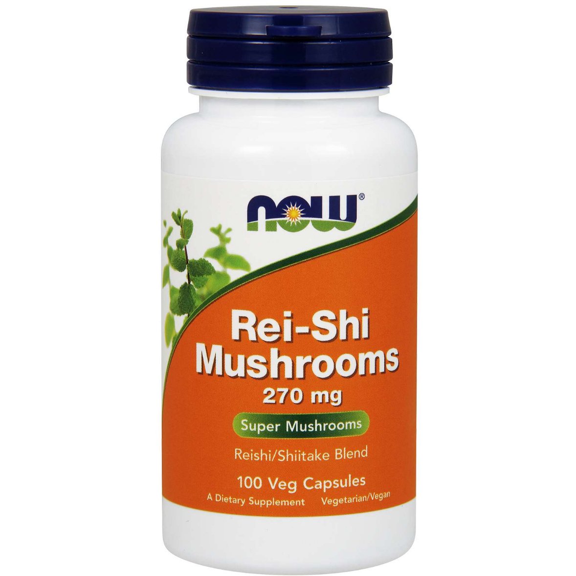 Kompleks Grzybów NOW Foods Rei-Shi Mushrooms 270 mg 100 vcaps - Sklep Witaminki.pl