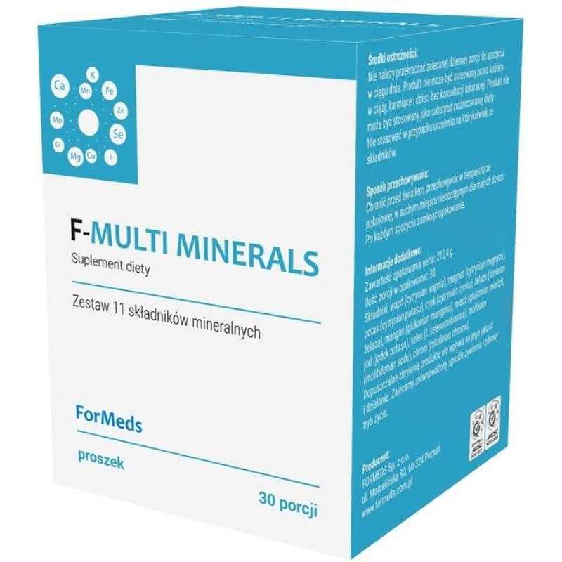 Kompleks minerałów ForMeds F-Multi Minerals 212.4 g - Sklep Witaminki.pl