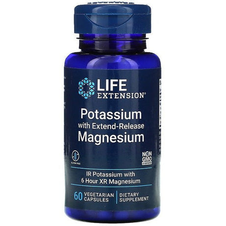 Kompleks minerałów Life Extension Potassium with Extend-Release Magnesium 60 vcaps - Sklep Witaminki.pl