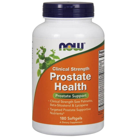 Kompleks na prostatę NOW Foods Prostate Health Clinical Strength 180 softgels - Sklep Witaminki.pl