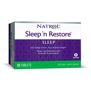 Kompleks na sen Natrol Sleep'n Restore 20 tabs - Sklep Witaminki.pl