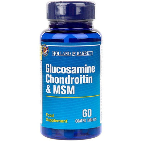 Kompleks na stawy Holland & Barrett Glucosamine Chondroitin & MSM 60 caplets - Sklep Witaminki.pl