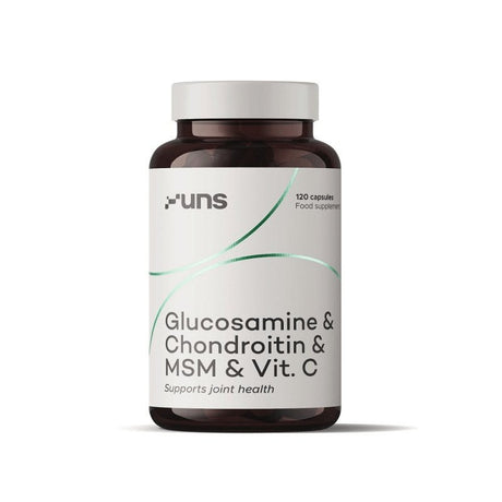 Kompleks na stawy UNS Supplements Glucosamine & Chondroitin & MSM & Vit.C 120 caps - Sklep Witaminki.pl