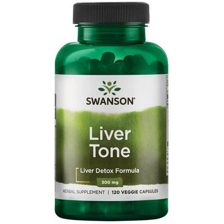 Kompleks na wątrobę Swanson Liver Tone Liver Detox Formula 300 mg 120 vcaps - Sklep Witaminki.pl