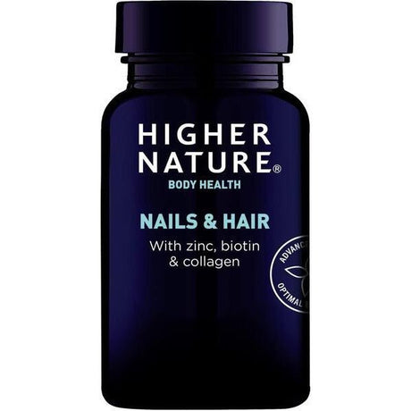 Kompleks na włosy, skórę i paznokcie Higher Nature Nails & Hair 120 caps - Sklep Witaminki.pl