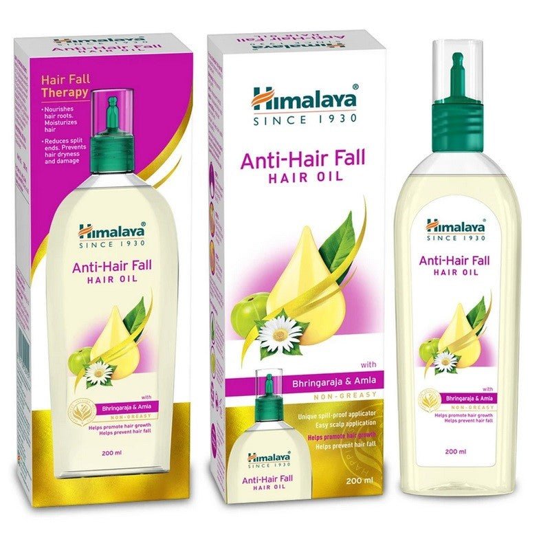 Kompleks na włosy, skórę i paznokcie Himalaya Olejek przeciw wypadaniu włosów Anti-Hair Fall Oil 200 ml - Sklep Witaminki.pl