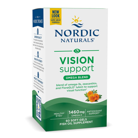 Kompleks na wzrok Nordic Naturals Vision Support 60 softgels - Sklep Witaminki.pl