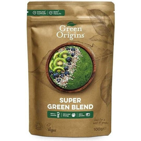 Kompleks Superfoods Green Origins EKO Super Green Blend 100 g - Sklep Witaminki.pl