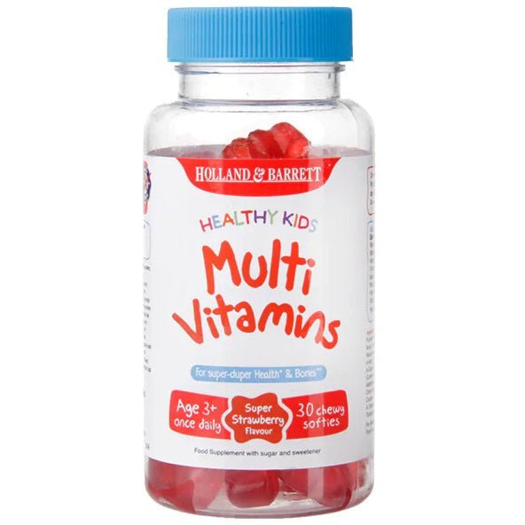 Kompleks witamin dla Dzieci Holland & Barrett Healthy Kids Multivitamins 30 softies - Sklep Witaminki.pl