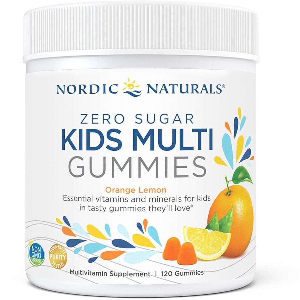 Kompleks witamin dla Dzieci Nordic Naturals Zero Sugar Kids Multi Gummies 120 gummies Cytrusowy - Sklep Witaminki.pl
