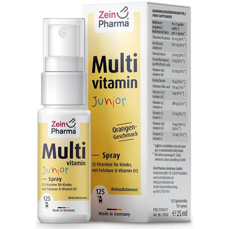 Kompleks witamin dla dzieci Zein Pharma Multivitamin Junior Spray 25 ml - Sklep Witaminki.pl
