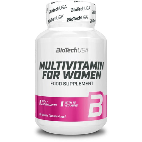 Kompleks witamin dla kobiet BioTechUSA Multivitamin for Women 60 tabs - Sklep Witaminki.pl