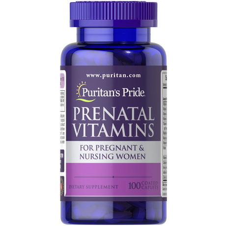 Kompleks witamin dla kobiet w ciąży Puritan's Pride Prenatal Vitamins 100 tabs - Sklep Witaminki.pl