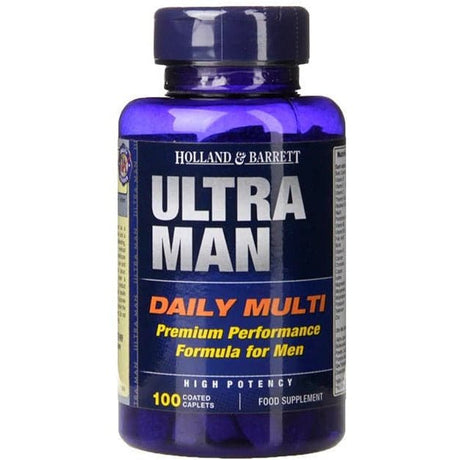 Kompleks witamin dla mężczyzn Holland & Barrett Ultra Man Multivitamin 100 tablets - Sklep Witaminki.pl