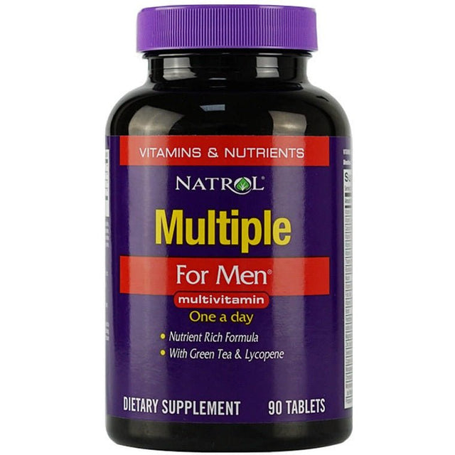 Kompleks witamin dla mężczyzn Natrol Multiple For Men 90 tabs - Sklep Witaminki.pl