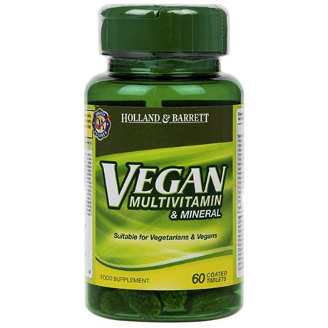 Kompleks witamin dla wegan Holland & Barrett Vegan Multivitamin & Mineral 60 tablets - Sklep Witaminki.pl