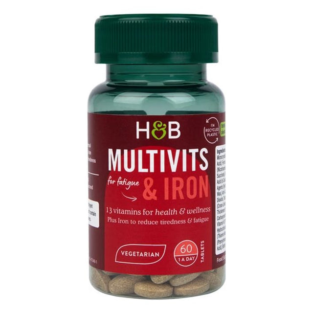 Kompleks witamin uniwersalny Holland & Barrett Multivits & Iron 60 tabs - Sklep Witaminki.pl