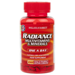 Kompleks witamin uniwersalny Holland & Barrett Radiance Multi Vitamins & Minerals One a Day 240 tablets - Sklep Witaminki.pl