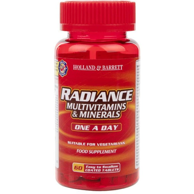 Kompleks witamin uniwersalny Holland & Barrett Radiance Multi Vitamins & Minerals One a Day 60 tablets - Sklep Witaminki.pl