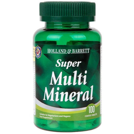 Kompleks witamin uniwersalny Holland & Barrett Super MultiMineral 100 tablets - Sklep Witaminki.pl