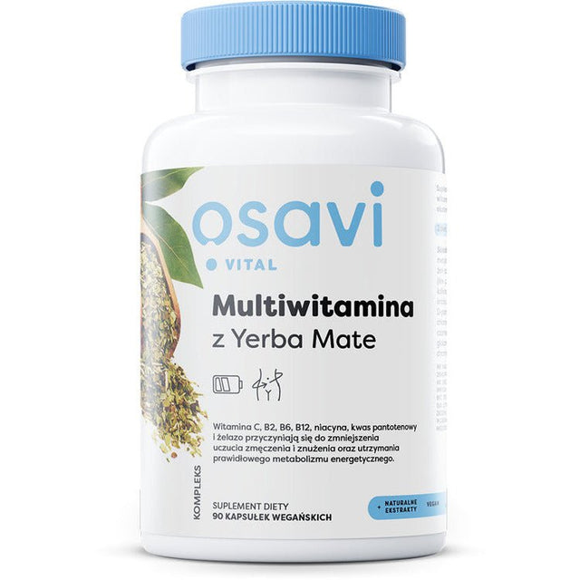 Kompleks witamin uniwersalny Osavi Multiwitamina z Yerba Mate 90 vegan caps - Sklep Witaminki.pl