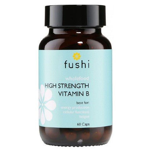 Kompleks witamin z grupy B Fushi Whole Food High Strength Vitamin B Complex 60 caps - Sklep Witaminki.pl