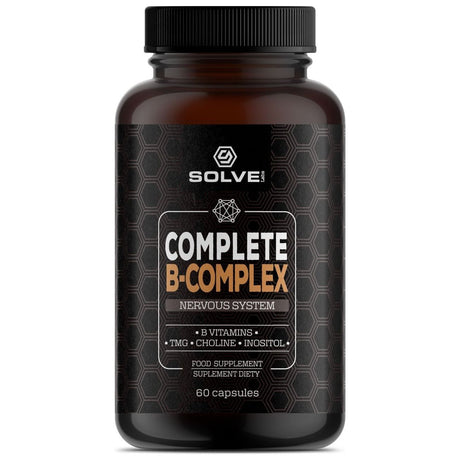 Kompleks witamin z grupy B Solve Labs Complete B-Complex 60 caps - Sklep Witaminki.pl