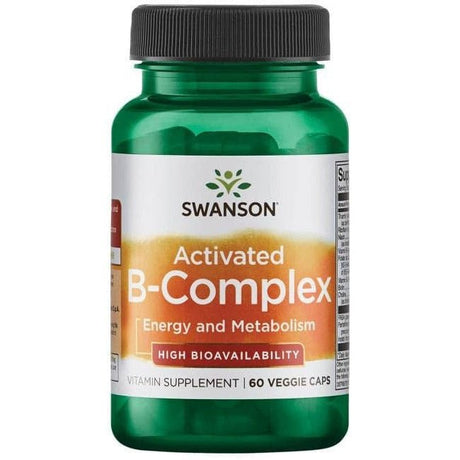 Kompleks witamin z grupy B Swanson Activated B-Complex 60 vcaps - Sklep Witaminki.pl