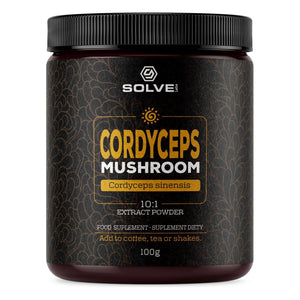 Kordyceps Solve Labs Cordyceps Mushroom Powder 100g - Sklep Witaminki.pl