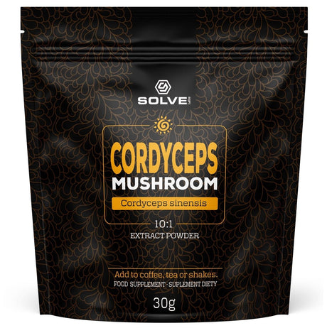 Kordyceps Solve Labs Cordyceps Mushroom Powder 30g - Sklep Witaminki.pl