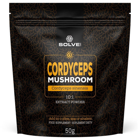 Kordyceps Solve Labs Cordyceps Mushroom Powder 50g - Sklep Witaminki.pl