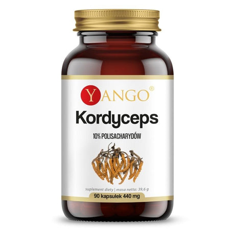 Kordyceps Yango Kordyceps ekstrakt 10% polisacharydów 90 caps - Sklep Witaminki.pl