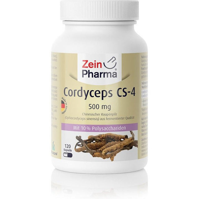 Kordyceps Zein Pharma Cordyceps CS-4 500mg 120 caps - Sklep Witaminki.pl