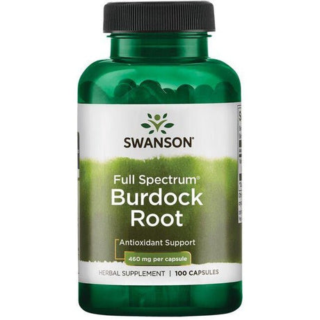 Korzeń Łopianu Swanson Burdock Root 460 mg 100 caps - Sklep Witaminki.pl