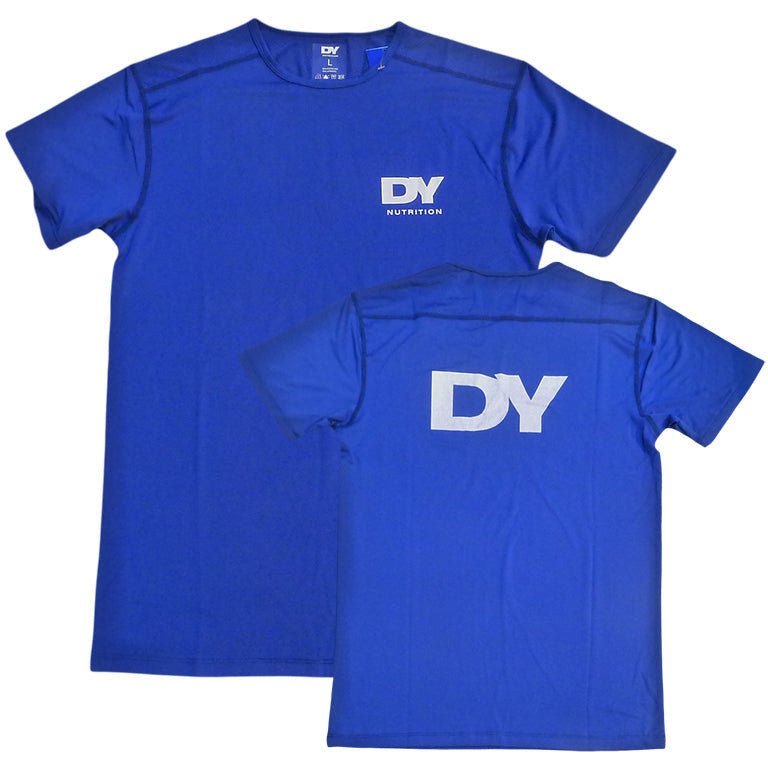 Koszulka T-shirt Dorian Yates DY Nutrition Logo T-Shirt Navy Blue L (Large) - Sklep Witaminki.pl