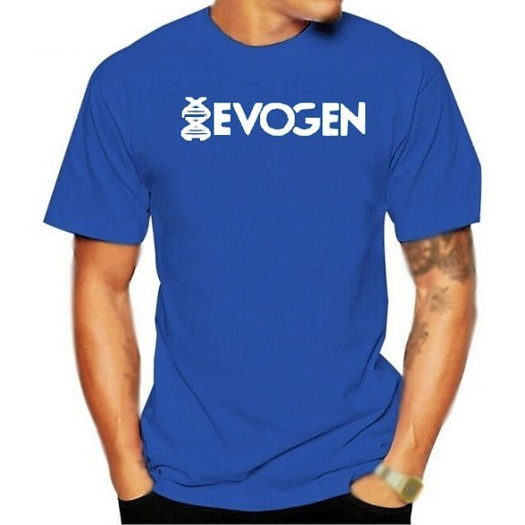 Koszulka T-shirt Evogen Evogen Logo T-Shirt Blue & White Uniwersalny - Sklep Witaminki.pl