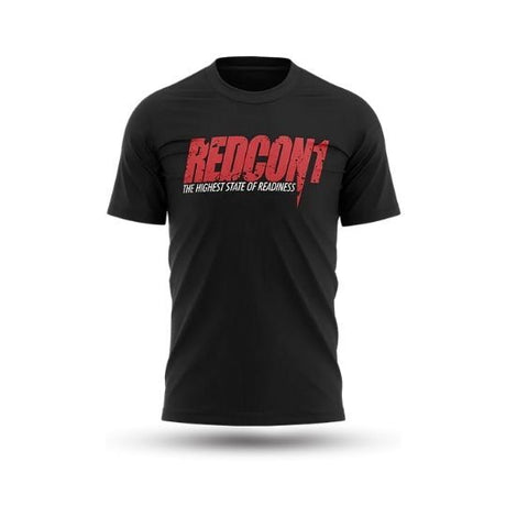 Koszulka T-shirt Redcon1 Redcon1 T-Shirt Black & Red Large - Sklep Witaminki.pl