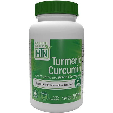 Kurkumina Health Thru Nutrition Turmeric Curcumin 120 vcaps - Sklep Witaminki.pl