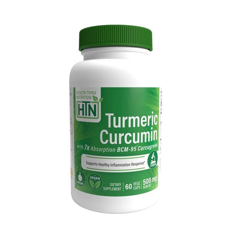 Kurkumina Health Thru Nutrition Turmeric Curcumin 60 vcaps - Sklep Witaminki.pl