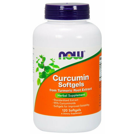 Kurkumina NOW Foods Curcumin 120 softgels - Sklep Witaminki.pl