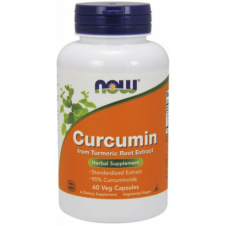 Kurkumina NOW Foods Curcumin 60 vcaps - Sklep Witaminki.pl