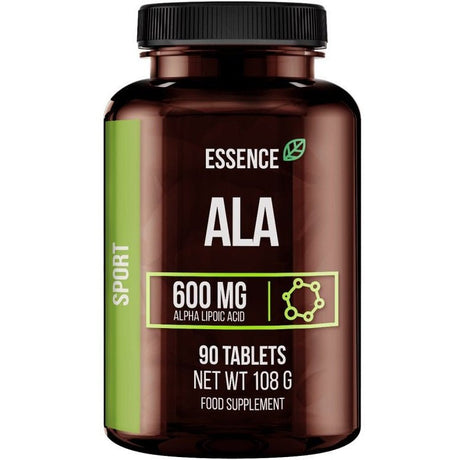 Kwas Alfa Liponowy Essence Nutrition ALA Alpha Lipoic Acid 600mg 90 tabs - Sklep Witaminki.pl