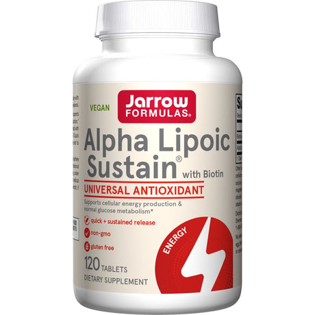 Kwas Alfa Liponowy Jarrow Formulas Alpha Lipoic Sustain 300 mg with Biotin 120 tabs - Sklep Witaminki.pl