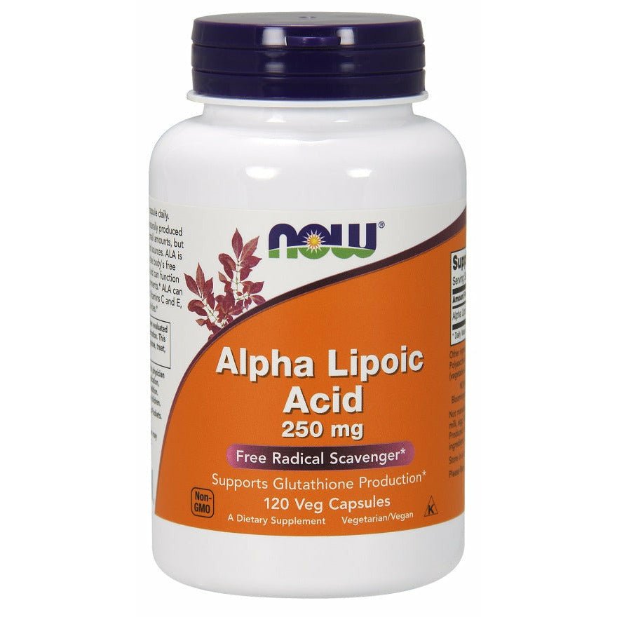 NOW Foods Alpha Lipoic Acid 250 mg 120 vcaps Sklep Witaminki